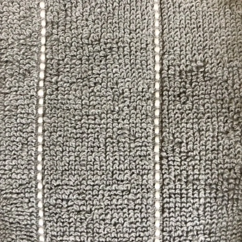 Classic Elements 8 Pack 100% Cotton Soft and Absorbent  Kitchen Towels, Gray